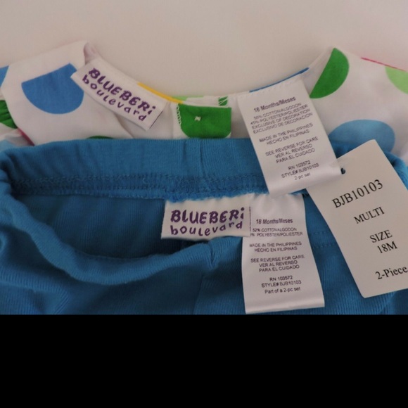 Blueberi Boulevard Polka Dot Dress Outfit 18M - Picture 7 of 7